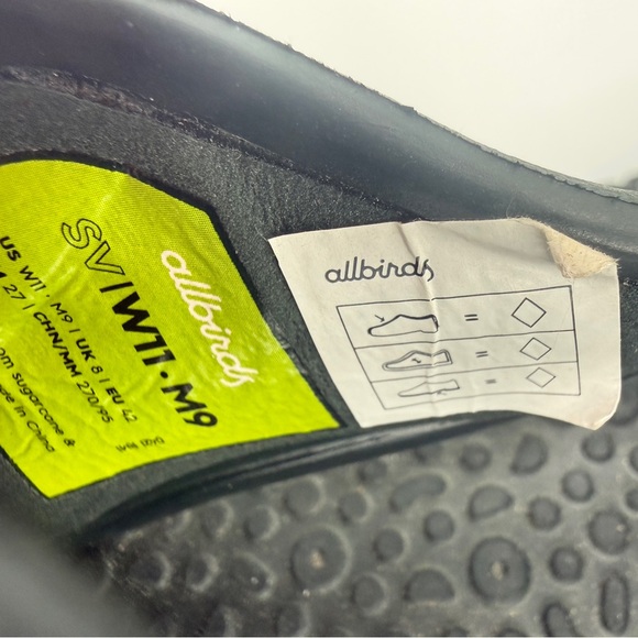 Allbirds Sugar Rovers Running Waterproof Sugarcane Shoes Green M/9 W/11 Unisex - Picture 9 of 9